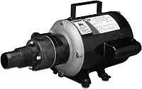 Jabsco 18690-0000 Marine Run Dry Heavy Duty Macerator Waste Pump (115-Volt, Marine Model), Black