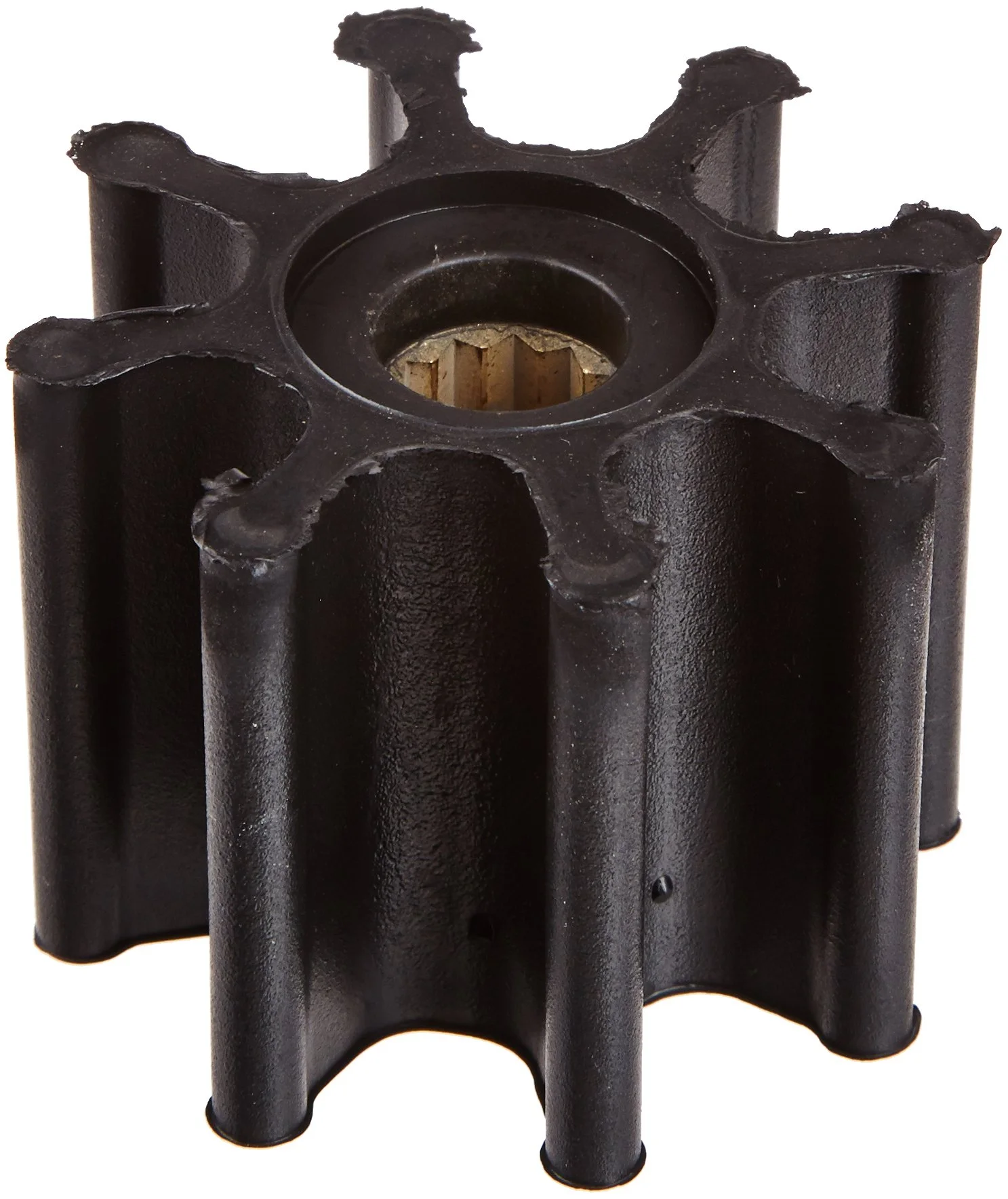 Jabsco 920-0001-P Marine Replacement Impeller (Neoprene, M Silhouette, 2" Deep, 7 Spline Drive, 5/8" Shaft, 8 Blade