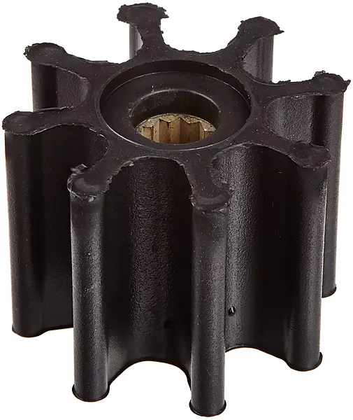 Jabsco 920-0001-P Marine Replacement Impeller (Neoprene, M Silhouette, 2" Deep, 7 Spline Drive, 5/8" Shaft, 8 Blade