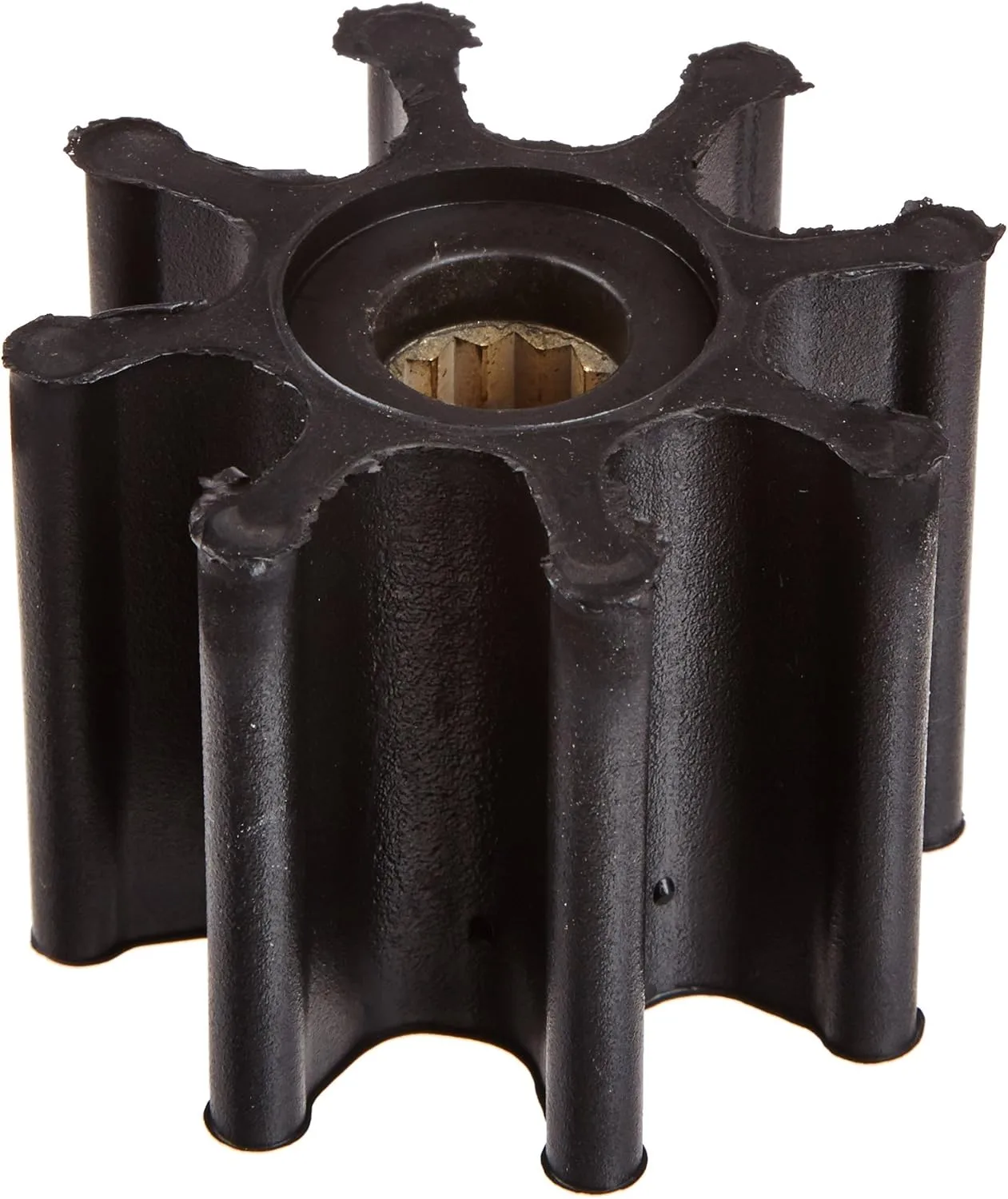 Jabsco 920-0001-P Marine Replacement Impeller (Neoprene, M Silhouette, 2" Deep, 7 Spline Drive, 5/8" Shaft, 8 Blade