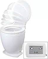 Jabsco Lite Flush Electric 12V Toilet w/Control Panel