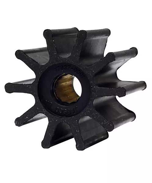 Jabsco 17937-0001-P, Neoprene, Drive Type 7, 10 Blade, 2-9/16 Diameter, 2 Width, 5/8 Shaft, Brass Insert