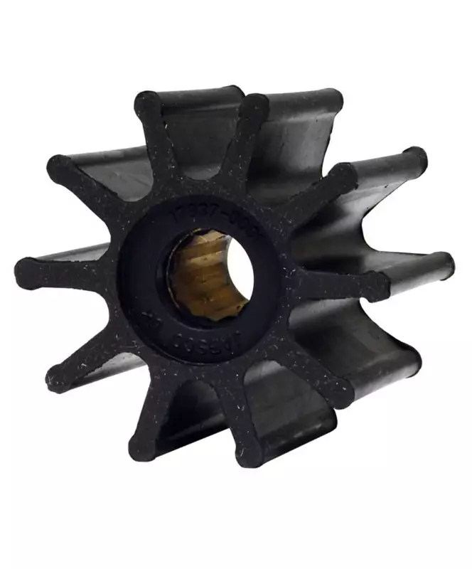 Jabsco 17937-0001-P, Neoprene, Drive Type 7, 10 Blade, 2-9/16 Diameter, 2 Width, 5/8 Shaft, Brass Insert