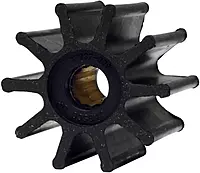 Jabsco 17937-0001-P, Neoprene, Drive Type 7, 10 Blade, 2-9/16 Diameter, 2 Width, 5/8 Shaft, Brass Insert