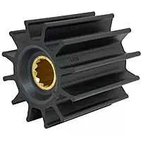 Jabsco 17936-0001-P, Neoprene, Drive Type 7, 12 Blade, 3-3/4 Diameter, 3-1/2 Width, 1 Shaft, Brass Insert
