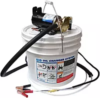 JABSCO Porta-Quick Oil Changer, 12V QF/DS, 3.5 Gallon, White