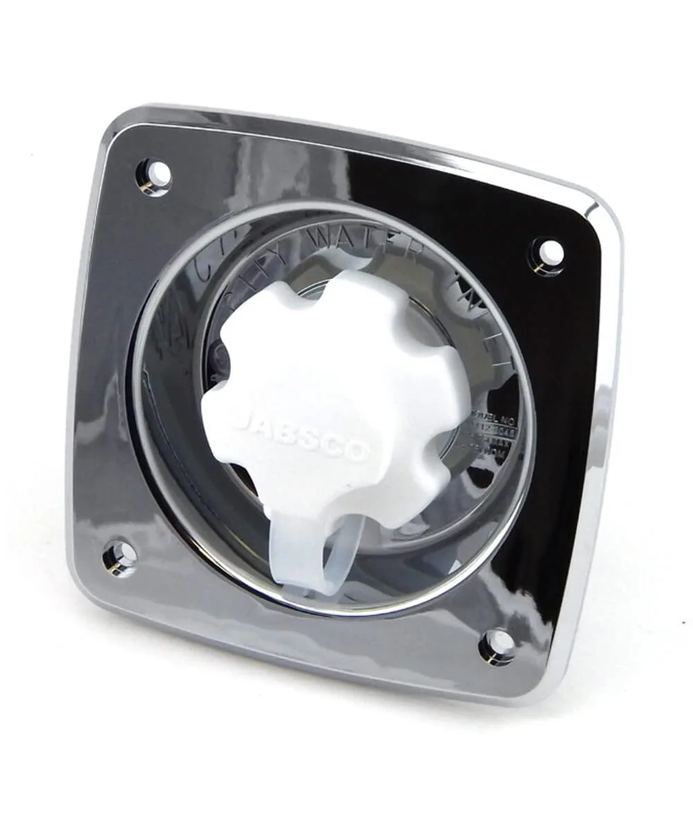 Jabsco Water Pressure Regulator - Flush Mount - Chrome - 45 psi