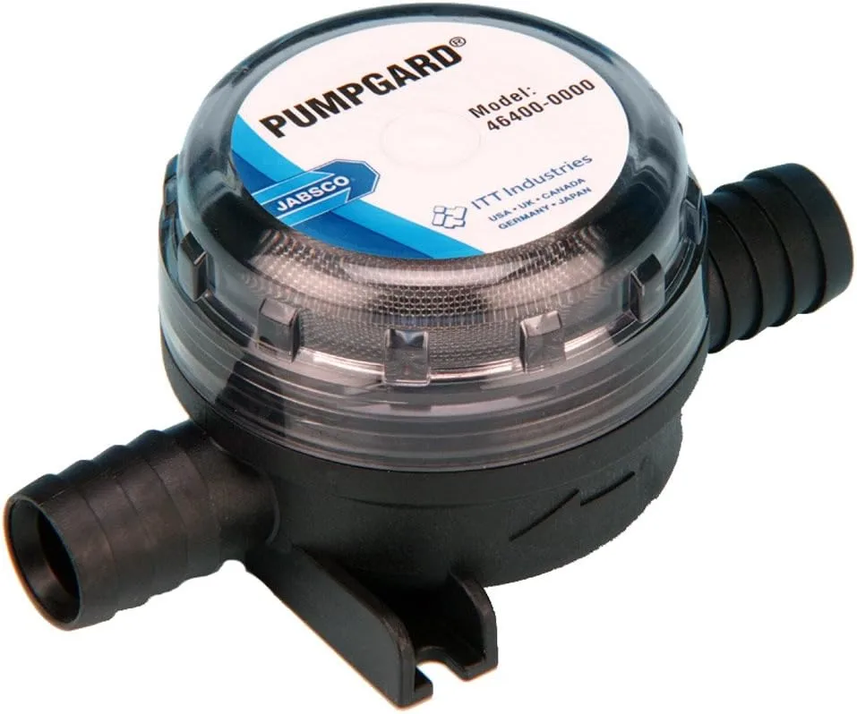 Jabsco Pumpgard In-Line Strainer 3/4" Barb (Low Profile)