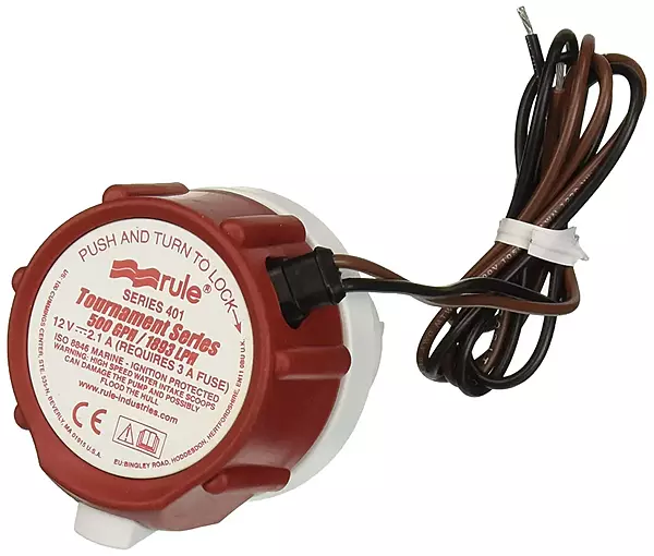 JABSCO Rule Replacement Motor Cartridge for Tournament Series Aerator/Livewell/Bilge Pumps