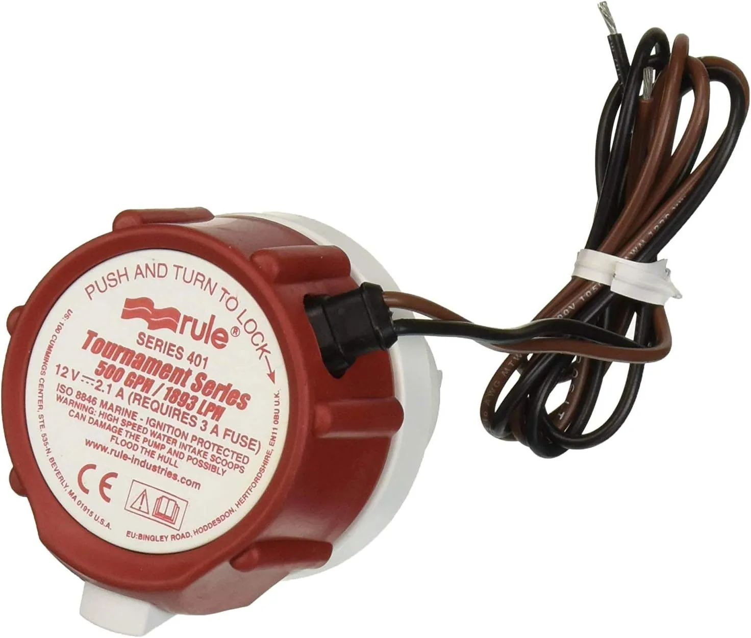 JABSCO Rule Replacement Motor Cartridge for Tournament Series Aerator/Livewell/Bilge Pumps