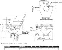JABSCO Twist n' Lock Manual Marine Toilet Boating Head