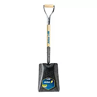 Jackson 1232000 J-450 Pony Square Point Transfer Shovel with 27 in. Hardwood Armor D-Grip Handle, Multi