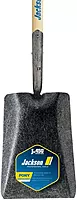 Jackson 1232000 J-450 Pony Square Point Transfer Shovel with 27 in. Hardwood Armor D-Grip Handle, Multi