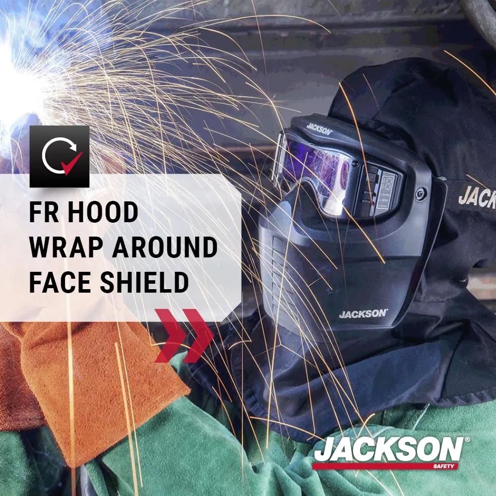 Jackson Safety Rebel Welding Mask with Digital ADF - Lightweight Auto Darkening Hood