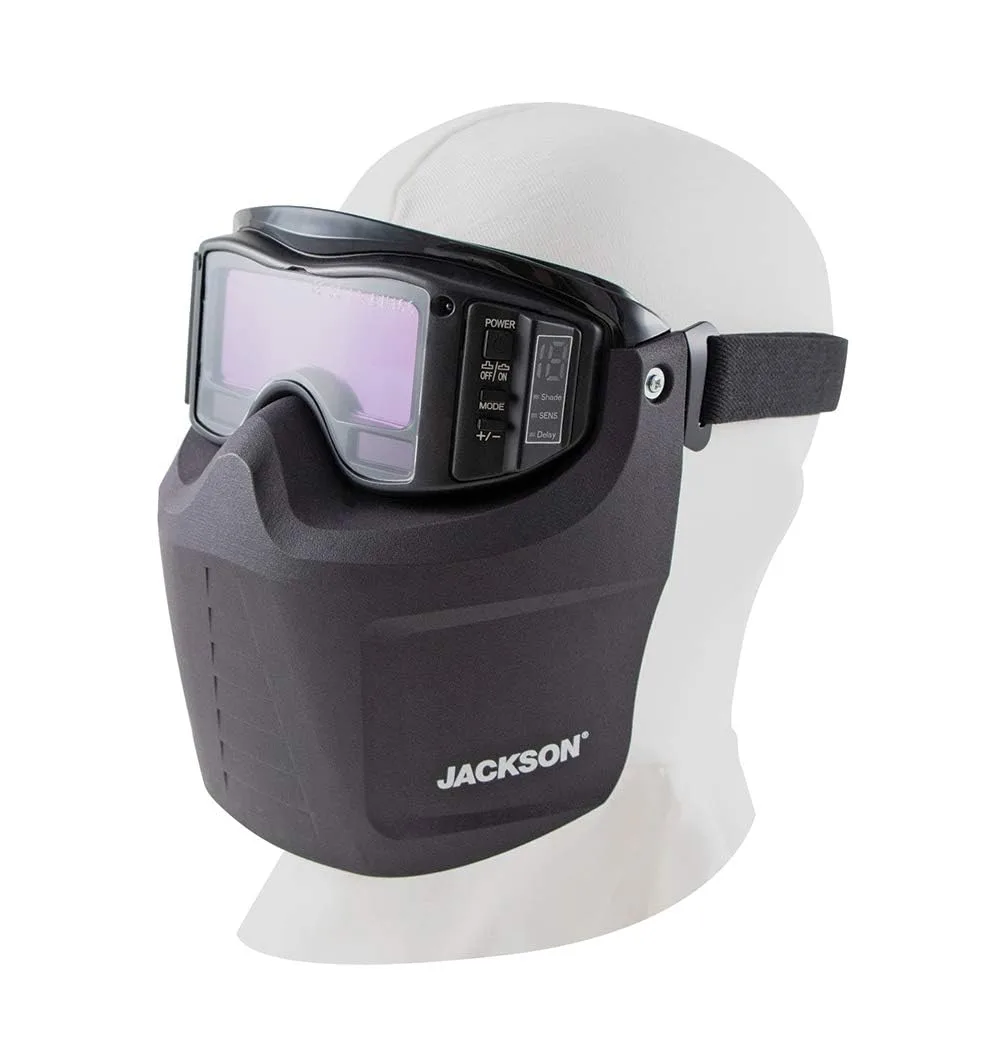 Jackson Safety Rebel Welding Mask with Digital ADF - Lightweight Auto Darkening Hood