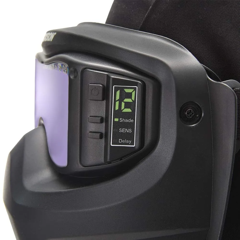 Jackson Safety Rebel Welding Mask with Digital ADF - Lightweight Auto Darkening Hood