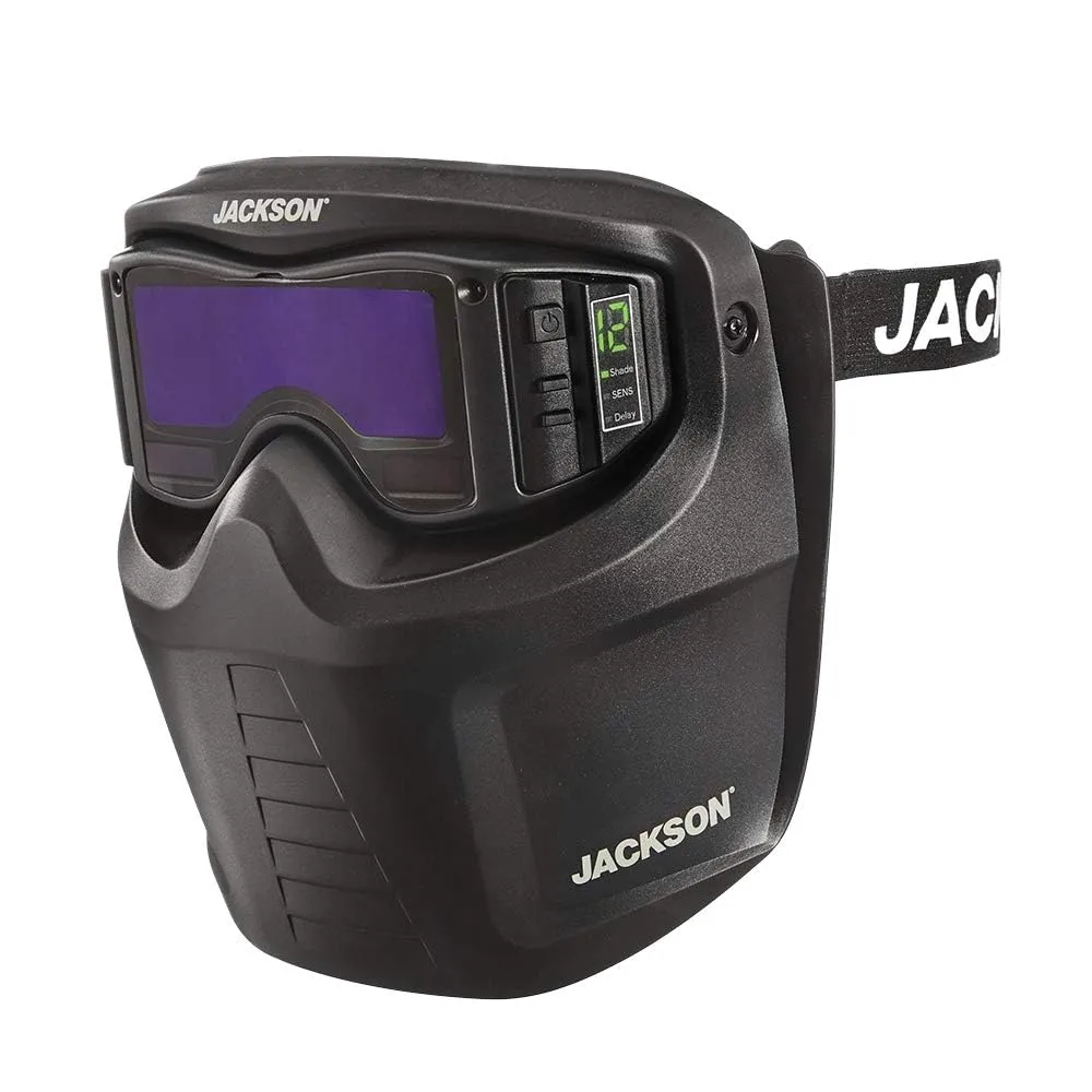 Jackson Safety Rebel Welding Mask with Digital ADF - Lightweight Auto Darkening Hood