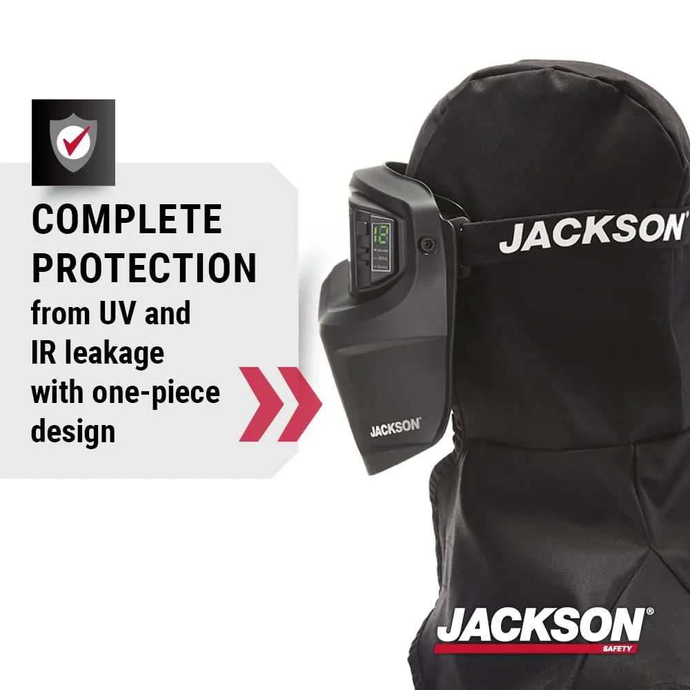 Jackson Safety Rebel Welding Mask with Digital ADF - Lightweight Auto Darkening Hood
