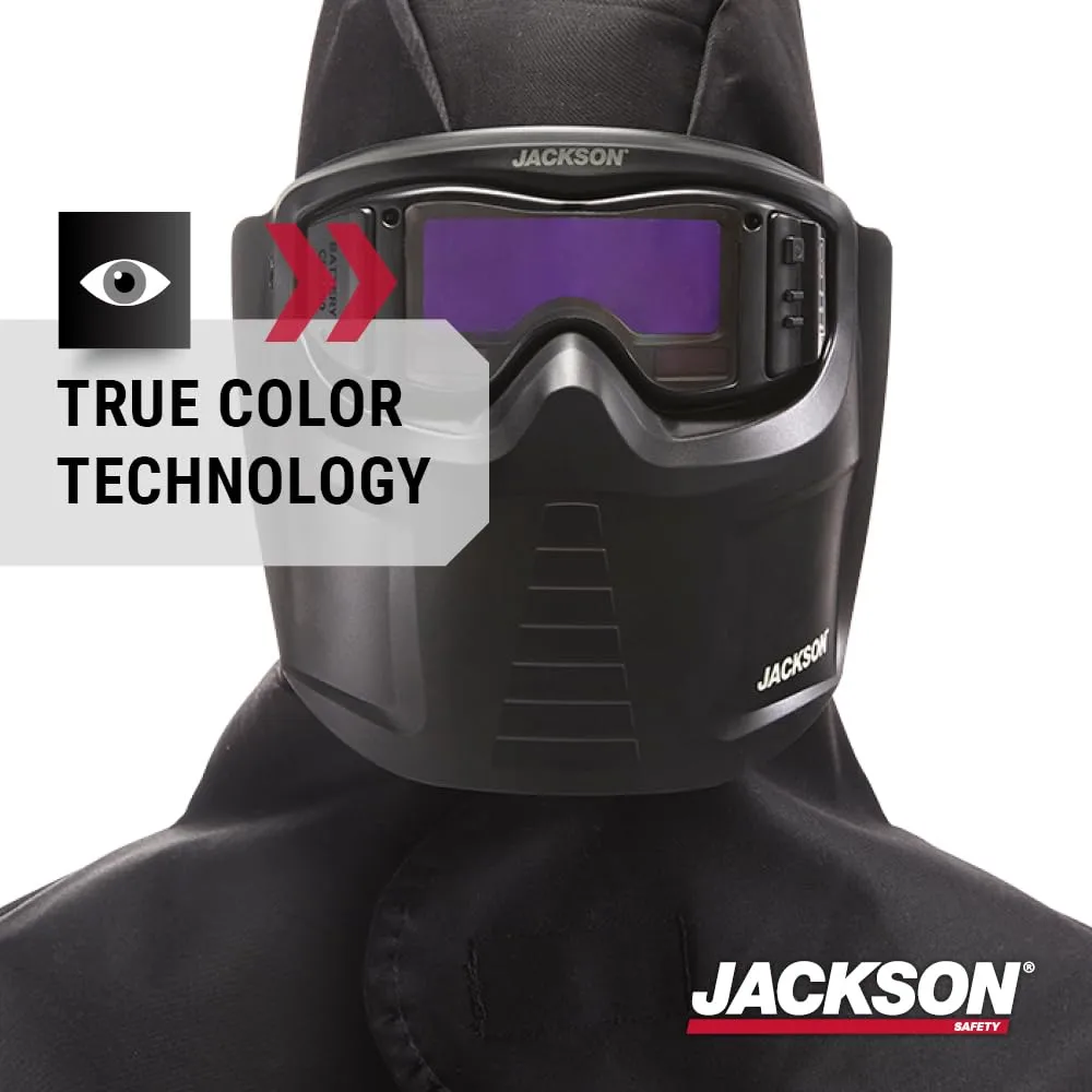 Jackson Safety Rebel Welding Mask with Digital ADF - Lightweight Auto Darkening Hood