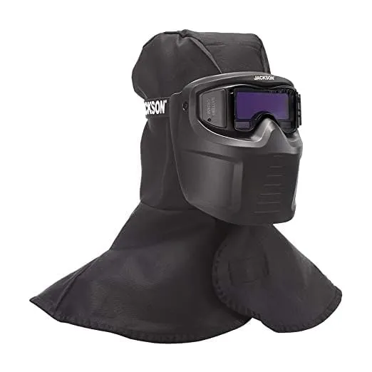 Jackson Safety Rebel Welding Mask with Digital ADF - Lightweight Auto Darkening Hood