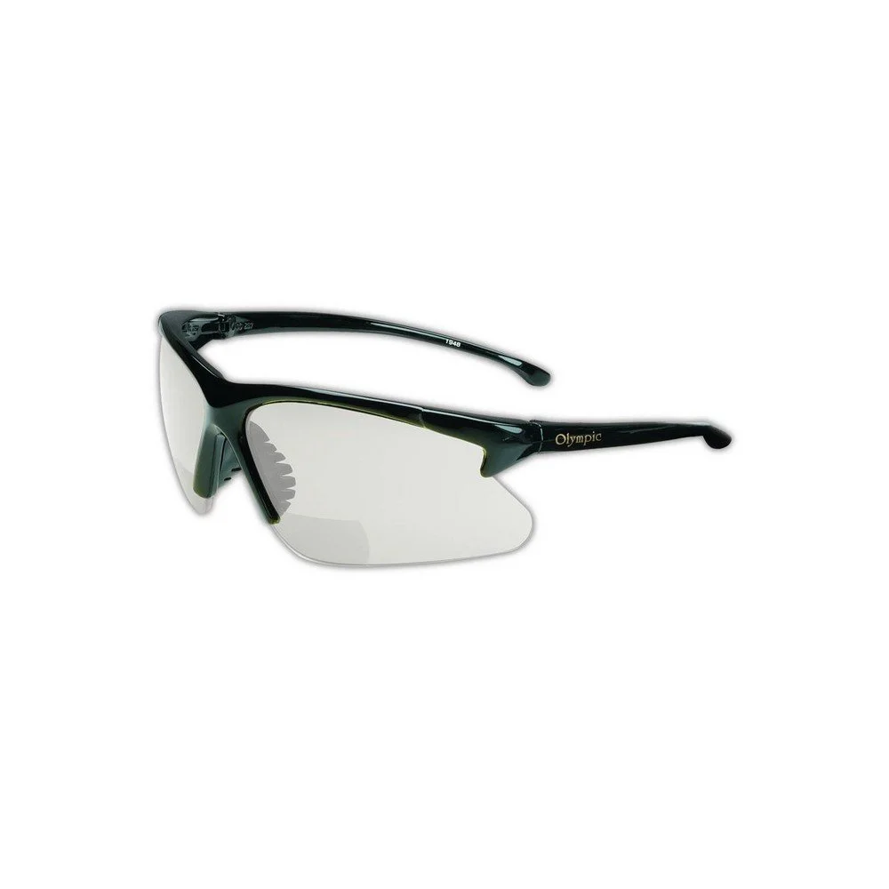 Jackson Safety 19892 Magnifying Safety Glasses +3, Clear Lenses, Black Frame