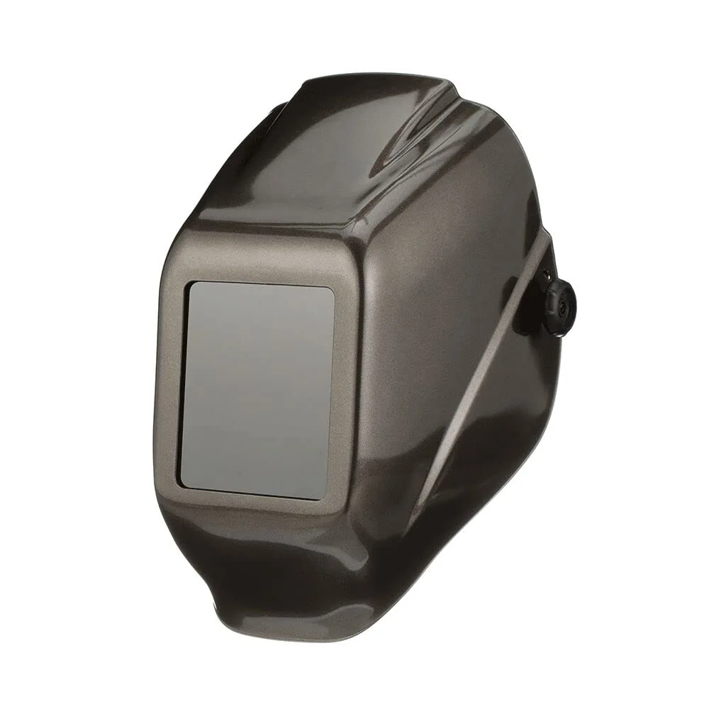 Welding Helmet: Black, Thermoplastic, Shade 10, Ratchet Adjustment