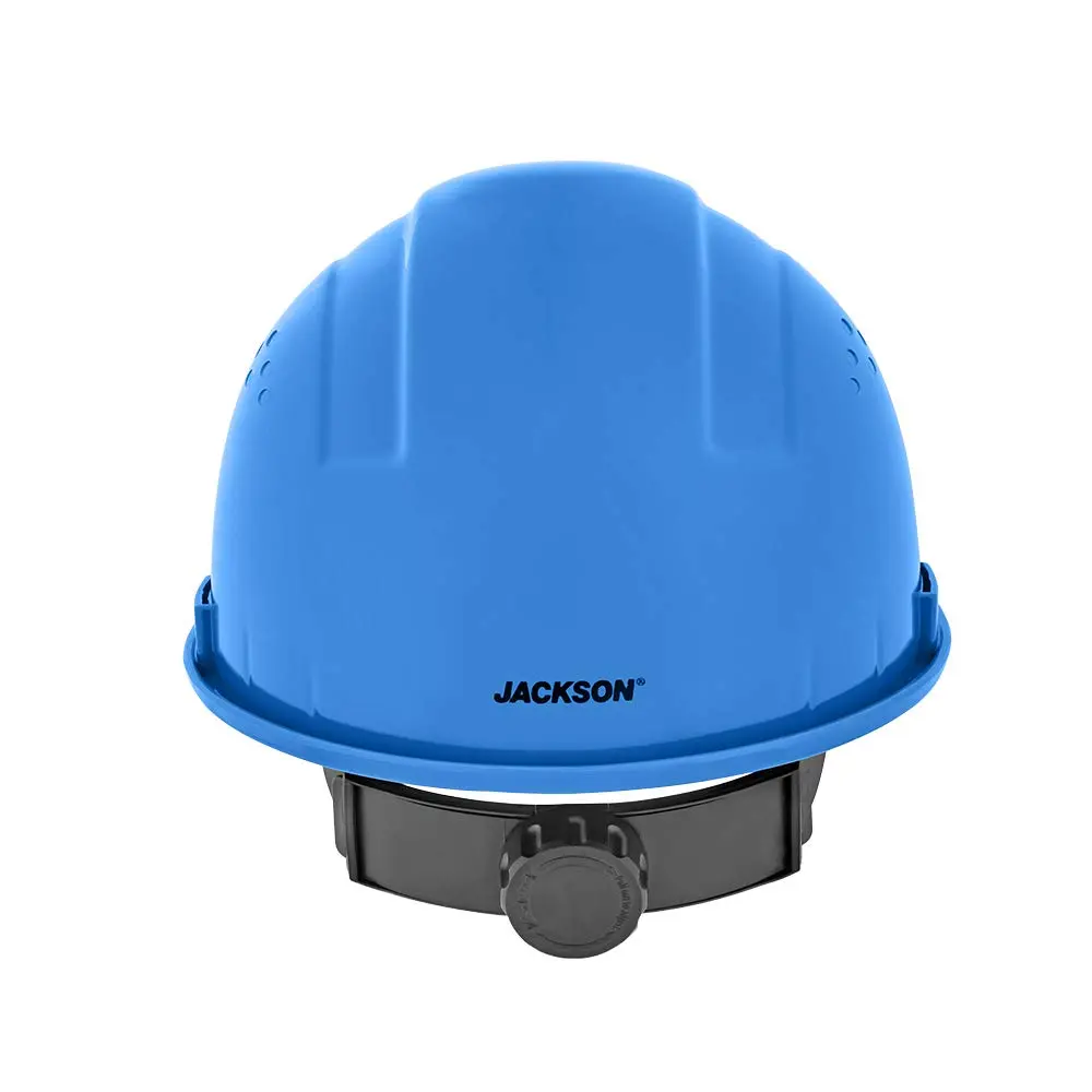 Jackson Safety Advantage Front Brim Hard Hat, Non-Vented, 4-pt. Ratchet Suspension, Blue, 20202
