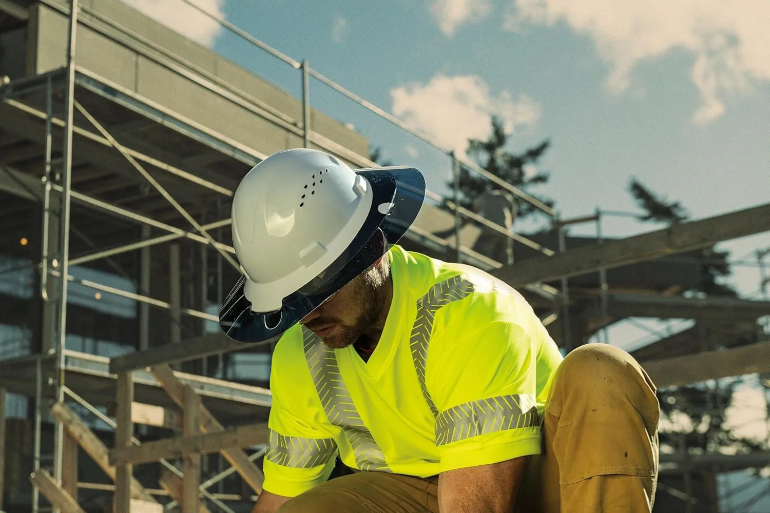 Jackson Safety Advantage Series Full Brim Hard Hat - Construction Helmet