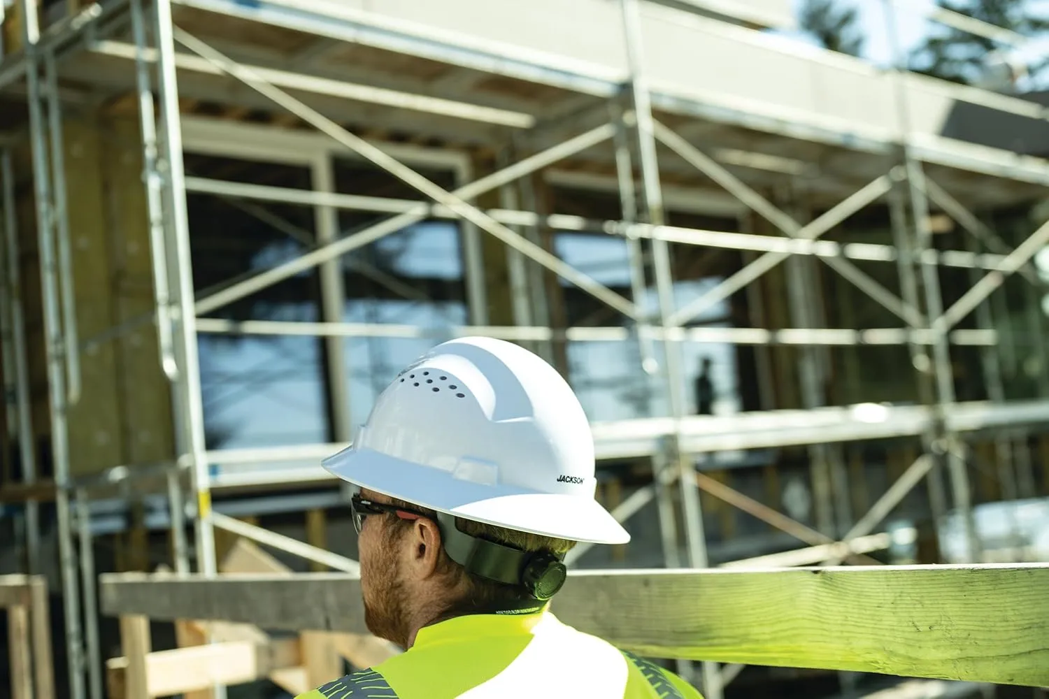 Jackson Safety Advantage Series Full Brim Hard Hat - Construction Helmet