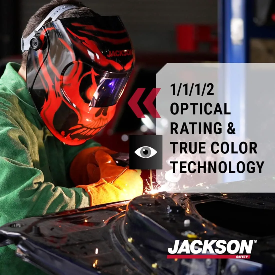 Jackson Safety Premium Auto-Darkening Welding Helmet ADF