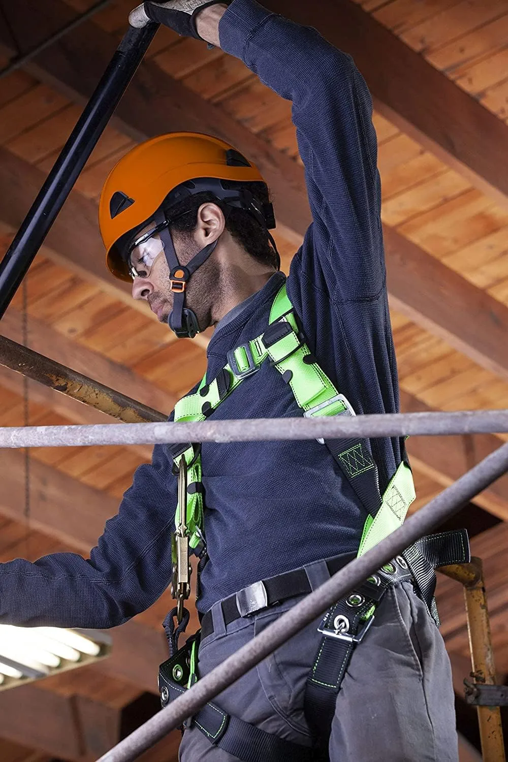 Jackson Safety CH300 & CH400V Climbing-Style Hard Hats – Vented & Non-Vented, Flip-Up Visor, ANSI Z89.1, OSHA Compliant