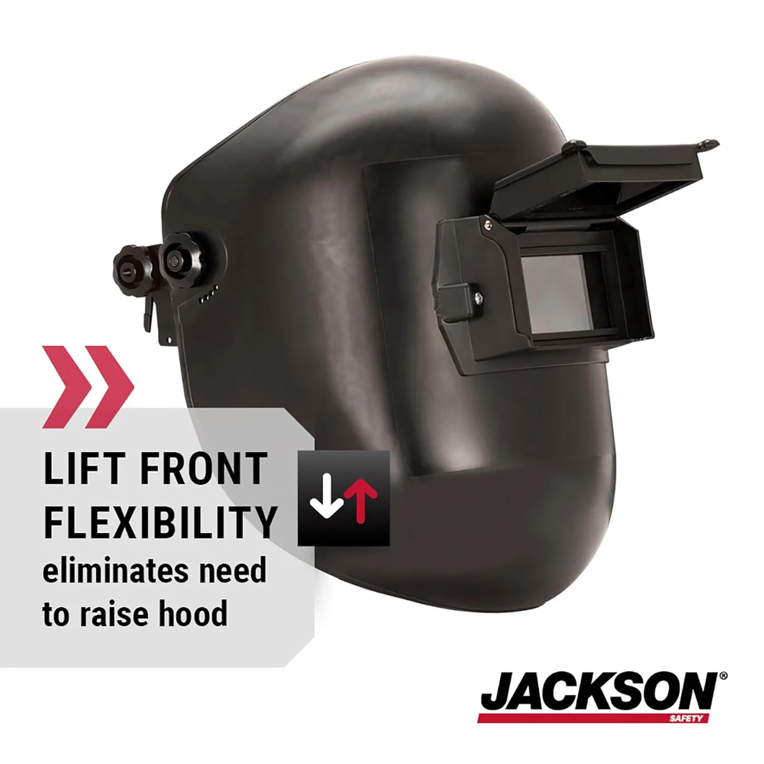 JACKSON SAFETY PL280 Pipeline Welding Helmet - Shade 10 Flip Front Hood - ANSI Z87.1 - Made in USA