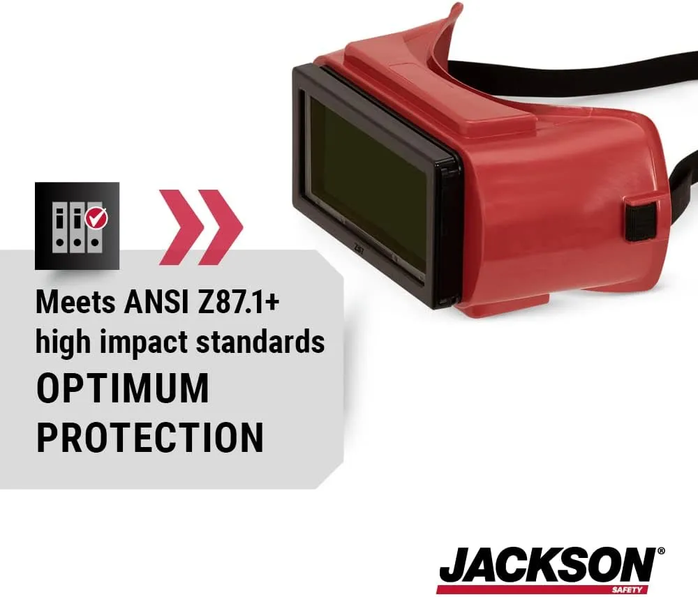 Jackson Safety WS Series Retro Safety Goggles - Welding & Cutting Eye Protection - Indirect Vented
