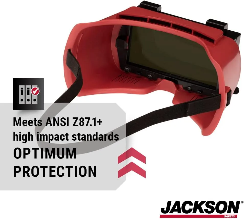 Jackson Safety WS Series Retro Safety Goggles - Welding & Cutting Eye Protection - Indirect Vented