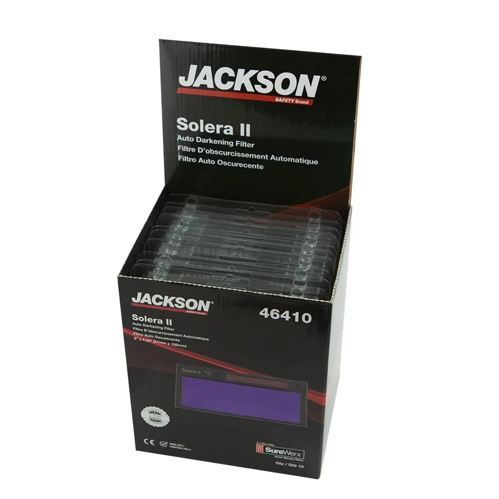 Jackson Safety Solera II ADF Shade 3/10, 2.5" x 4.25", 46410