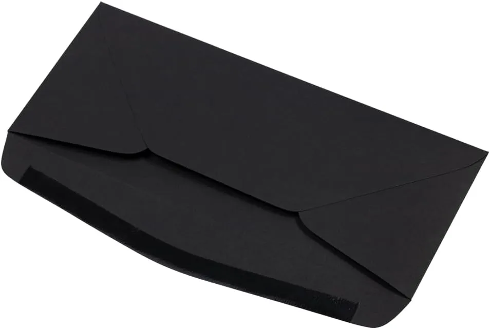 JAM PAPER Booklet Invitation Envelopes, Gummed Seal, 32-lb Linen, 30% Recycled