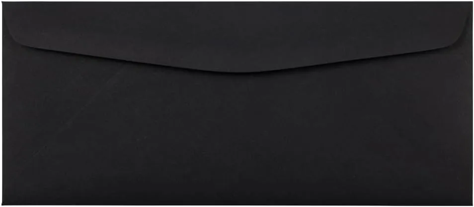 JAM PAPER Booklet Invitation Envelopes, Gummed Seal, 32-lb Linen, 30% Recycled