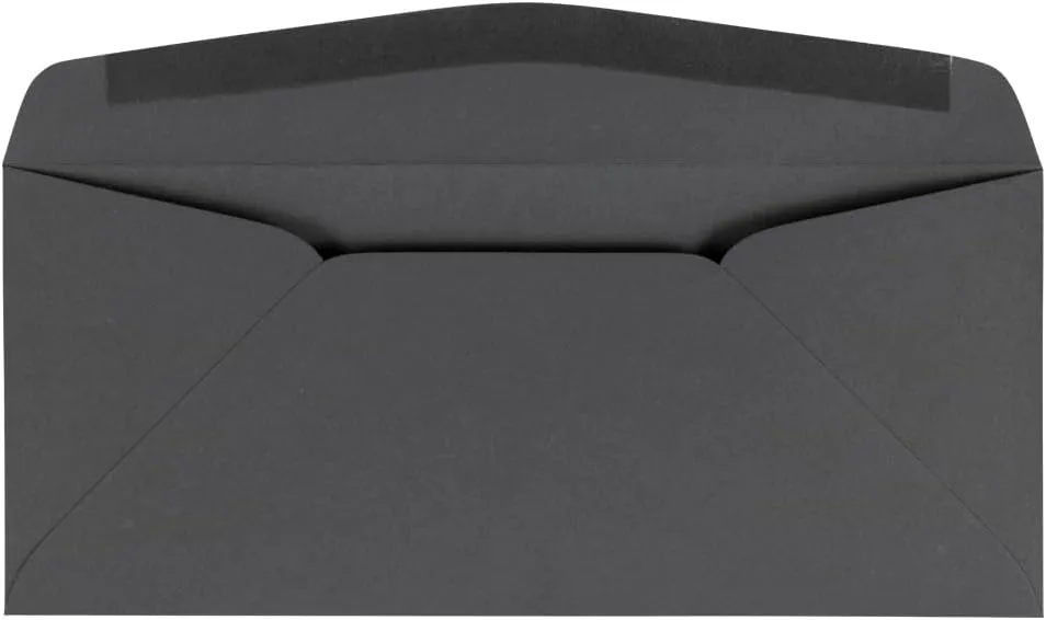 JAM PAPER Premium Dark Gray Invitation and Business Envelopes