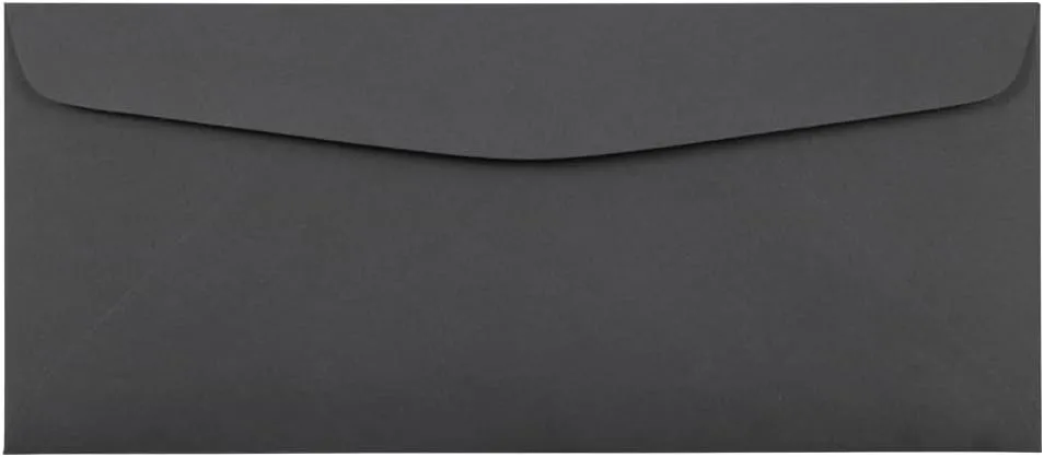 JAM PAPER Premium Dark Gray Invitation and Business Envelopes