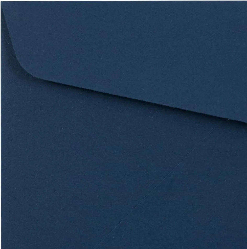 JAM PAPER Navy Blue Premium Invitation Envelopes - 25/Pack