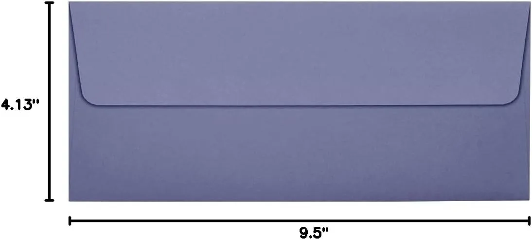 JAM PAPER Premium Dark Purple Invitation Envelopes - 25/Pack