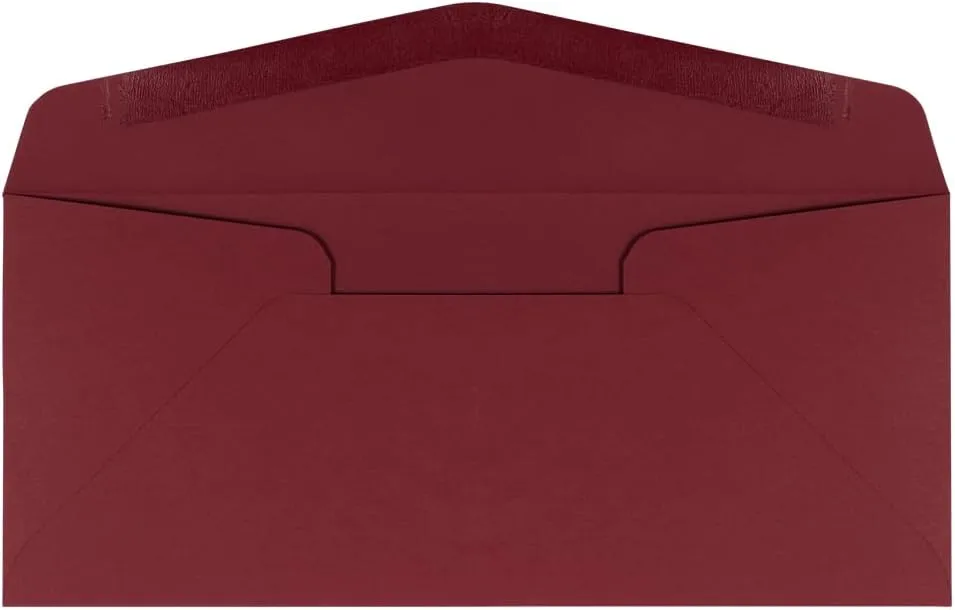 JAM PAPER Premium Dark Red Invitation Envelopes