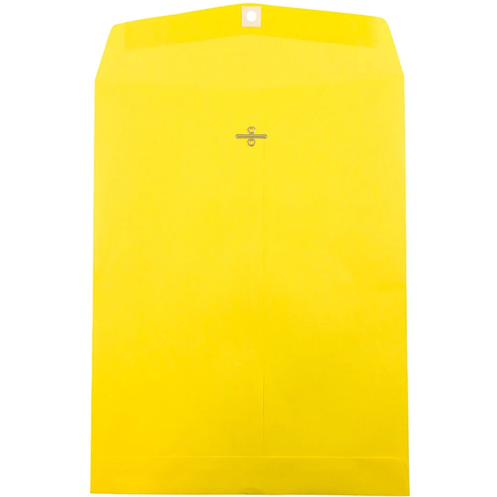 JAM PAPER 10 x 13 Open-End Catalog Envelopes with Clasp Closure