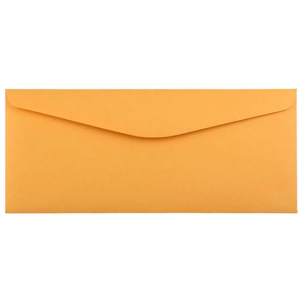 JAM PAPER Brown Kraft Manila Booklet Envelopes with Gummed Closure