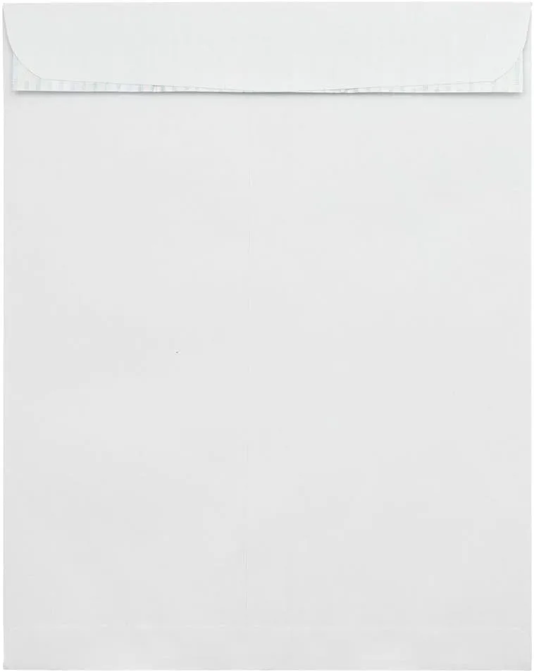 JAM PAPER Open-End Catalog Envelopes - White