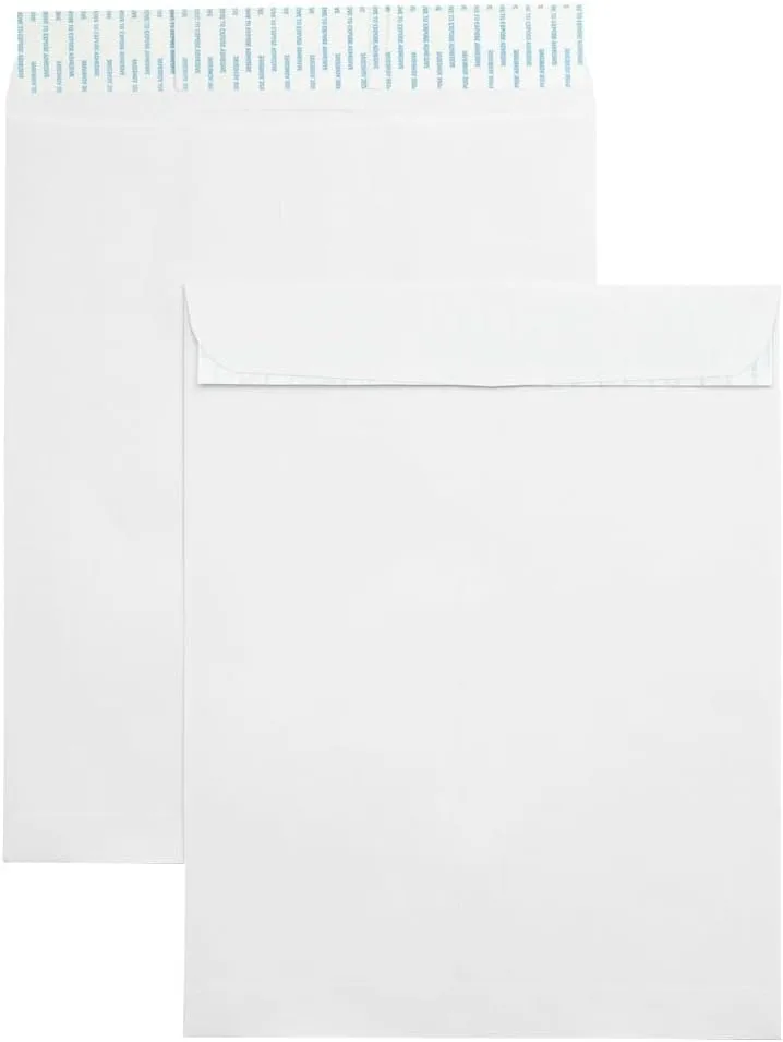 JAM PAPER Open-End Catalog Envelopes - White