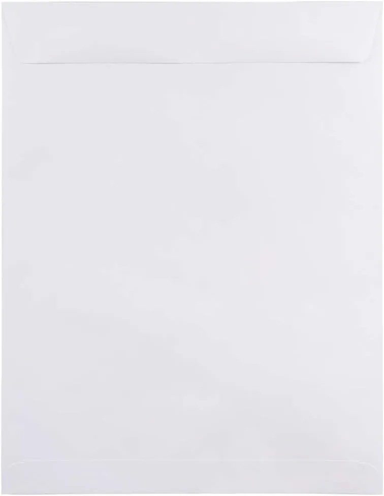 JAM PAPER Open-End Catalog Envelopes - White