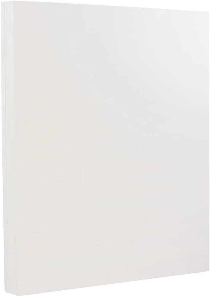 JAM PAPER Extra Heavy Weight 130 lb Cover Card Stock - Letter (8.5 x 11) - 25 Sheets