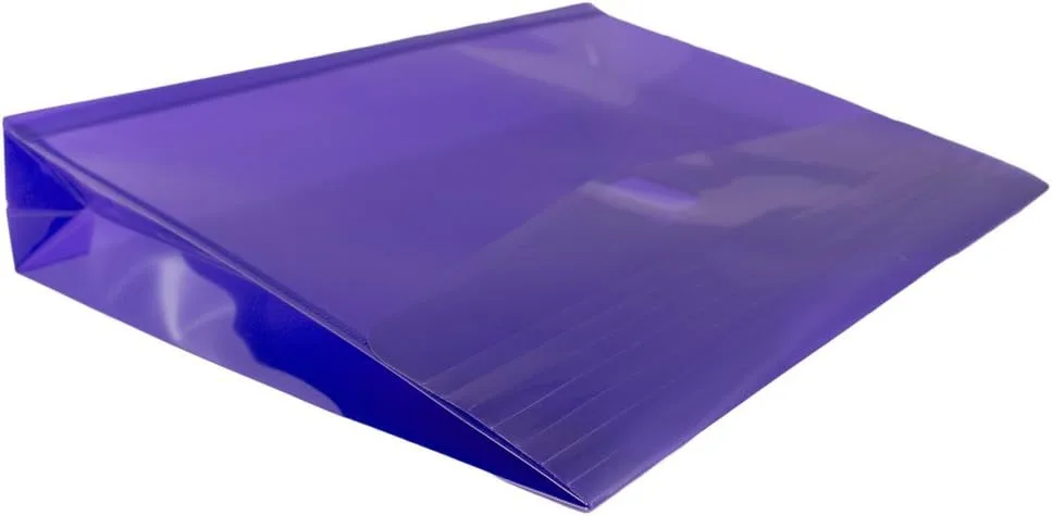 JAM PAPER Plastic Booklet Expansion Envelopes with Hook & Loop Closure - Letter