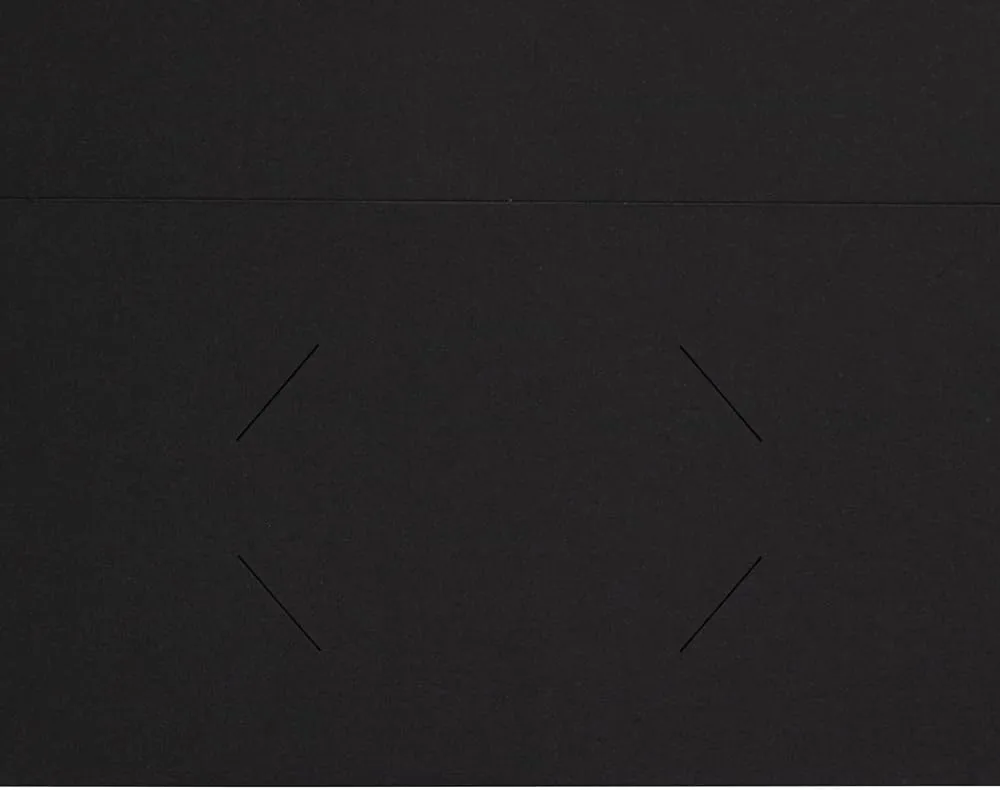 JAM PAPER Two Pocket Textured Linen Presentation Folders - Letter Size Business Folder - Black - Pack of 6